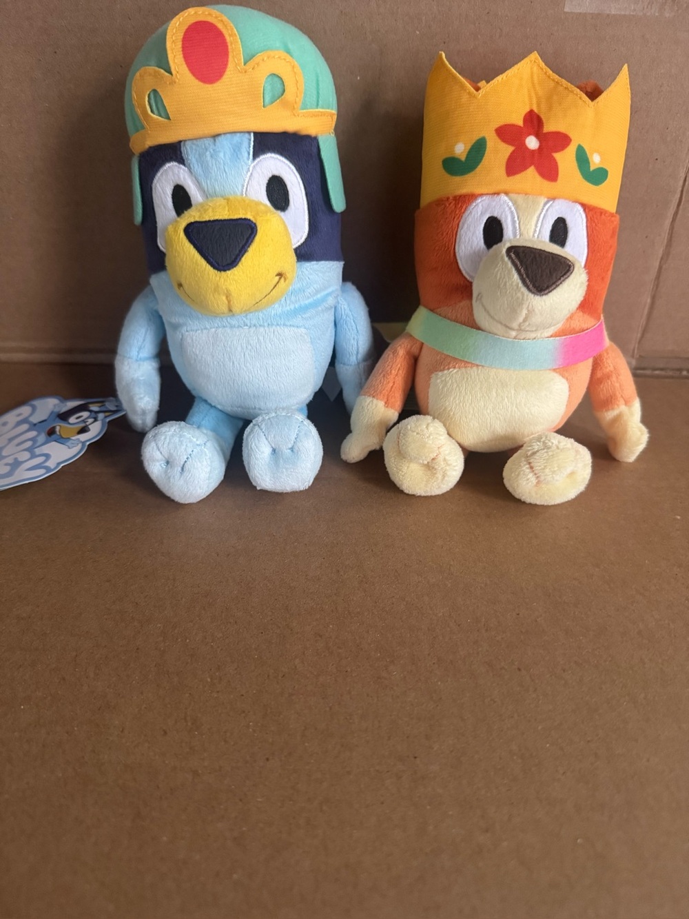 Bluey Friends Royal Bluey & Bingo Plush Bundle
